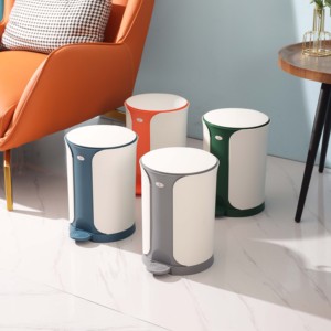 Poubelle à pédale en gros Poubelle à ralentir Gentleman Seau de toilette à ralentir Poubelle étanche pour la maison - Product Image 1