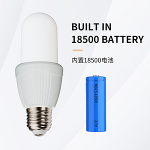 Bombilla LED con Base E27, Alimentación CA Integrada, Luz Blanca de Día 6500K, Forma A19, Cuerpo de Aluminio, Interruptor Manual, Vida Útil de 50000 Horas - Product Image 1