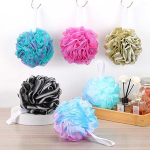 75g/Pc Large Loofahs Shower Sponge, Exfoliating Body Scrubber Shower Scrunchies Mesh Pouf <b>Bath</b> Sponges - Pack of 6 - Product Image 2