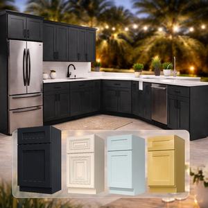 Meubles de cuisine en gros pour projets résidentiels |   Armoires de cuisine en chêne blanc style Shaker |   Meubles de cuisine modernes - Product Image 1