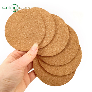 Tappetino in Sughero Rotondo Ecologico per Scrivania 100*3mm, Sottobicchieri Personalizzati Antiscivolo in Sughero - Product Image 1