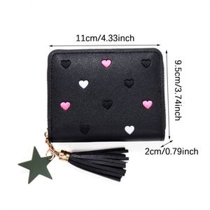 Women's Rectangle Wallet PU Leather Love Heart Large Capacity Sweet <b>Fold</b> Clutch Bag <b>Storage</b> <b>Box</b> and <b>Storage</b> Container - Product Image 5