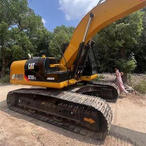 Excavatrice Caterpillar 323D d'occasion de 23 tonnes, matériel de construction avec composants d'origine : moteur, pompe - Product Image 2