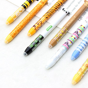 <span class=keywords><strong>ปากกา</strong></span>ลบได้สองสีแบบกดด้านข้าง ลายการ์ตูนสัตว์ หูเสือ ผึ้ง สำหรับใช้ในสำนักงานและโรงเรียน - Product Image 3