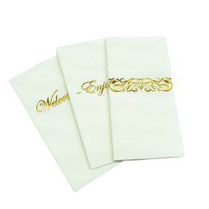 Santian Papier Bourgogne Airlaid Couverts Jetables Serviette Imprimée avec Fourchette et Couteau pour le Nouvel An Chinois et Noël - Product Image 6