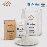 Microsilice en vrac de première qualité, additif pozzolanaire 96 % SiO2, gris clair, haute fluidité, résistant à la corrosion, fumée de silice