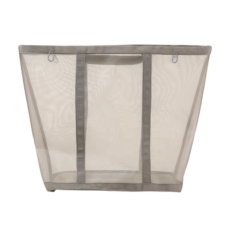 Transparent Mesh Folding Storage Bag with