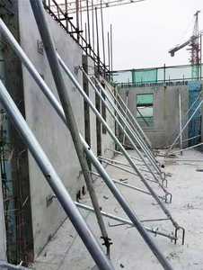 Có thể điều chỉnh mạ kẽm thép giàn giáo đạo cụ đẩy kéo Prop shoring jack cắm với khung hình tam giác cho xây dựng - Product Image 6