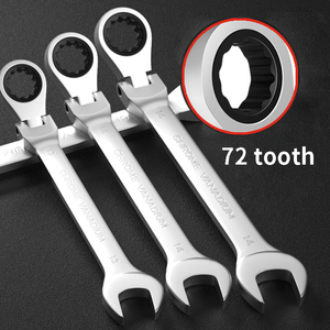 Llave de trinquete de alta calidad de 6-32mm y 72 dientes, llave de anillo, llave inglesa combinada, llave de trinquete - Product Image 1