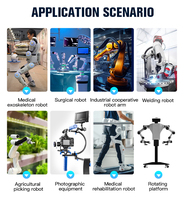 Moteur d'articulation de jambe de robot à couple élevé, à arbre creux, avec encodeur absolu et réducteur pour humanoïdes