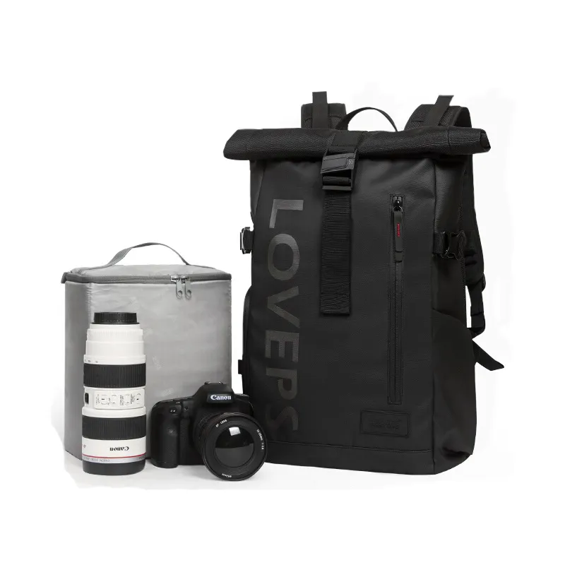 Professional Camera Polyester Photography Pack Digital Dslr Camera Custom Logo Waterproof Storage Camera Bag Backpack