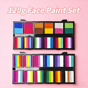 مجموعة مكياج احترافية جديدة رائجة غير سامة 120 جرام طلاء وجه احترافي مائي - Product Image 6