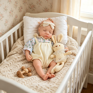Muñeca Bebé <span class=keywords><strong>Reborn</strong></span> de <span class=keywords><strong>Silicona</strong></span> Sólida de Alta Calidad de 13 Pulgadas, Realista, Recién Nacida, Niña Pequeña, Muñeca de <span class=keywords><strong>Silicona</strong></span> - Product Image 2