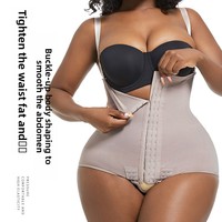 Body gainant amincissant sans couture en nylon pour femme avec boutons, soutien de la taille, rehaussement des hanches et contrôle du ventre, grandes tailles, sous-vêtement polyvalent
