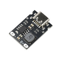 Module d'alimentation Type-C 2.4A avec carte de charge à réduction de tension synchrone pour batterie au lithium fer phosphate 18650 monocellulaire 3.2/3.6V