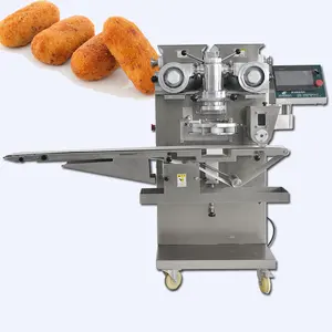 2021 High Quality Factory Industrial Croquettes Crystal Mooncake Production Line Equipment Encrusting Machine