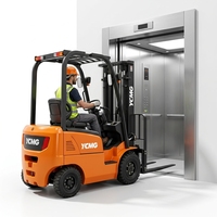 Chariot élévateur électrique compact YCMG 1 tonne, 1000 kg, batterie lithium-ion, déplaceur latéral hydraulique, pour entrepôt à allées étroites, certifié CE