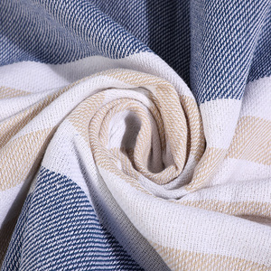 Serviette de bain turque à franges 100x180cm, rayée, séchage rapide, serviette de plage en polyester et coton, rectangulaire, grande taille adulte - Product Image 4