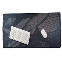 Microfiber Sublimatie Leeg & Black Extended Eenvoudige Personaliseer Computer Grote Gaming Muismat Voor Toetsenbord