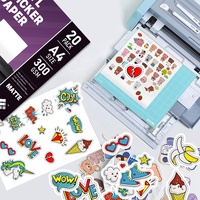 Rouleau d'autocollants vierges en vinyle A3 pour enfants, format A4 imprimable pour jet d'encre, design rapide, prix bas, auto-adhésif, livraison rapide