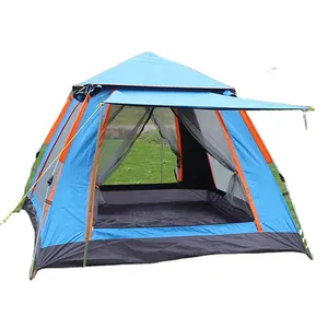 Quick Automatic Opening Pop up Outdoor Roof Top Tent Fishing Party Camping Four-season Tent for Sale Beach Oxford