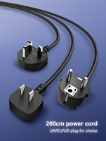 LDNIO SC3319 Universal 6 en 1 Cubo de tira de toma de corriente con toma USB 3 salidas PD + QC 3,0 para adaptador de tira de viaje de carga rápida