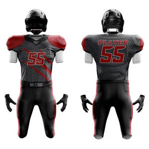 Mejor Precio de Fábrica, Jersey de Fútbol Americano Corto para Hombre, Juvenil, de Poliéster, con Logotipo Personalizado, Impresión por Sublimación, Nuevo Conjunto Deportivo Transpirable - Product Image 5