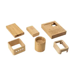 High Quality Router Machining Round Cube Square Block Prototype CNC Wooden Parts Milling Turning Lathe Cnc Custom solid wood