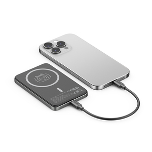 Budi Power Bank Portable Ultra Mince 3-en-1 avec Logo Personnalisé, Sortie 20W, Magnétique Sans Fil, 5000mAh <span class=keywords><strong>pour</strong></span> Téléphone, <span class=keywords><strong>Montre</strong></span> et Écouteurs - Product Image 3