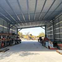 Entrepôt et atelier en structure métallique directement de l'usine, certifiés CE EN 1090 ASTM AISC AS/NZS, bâtiment industriel