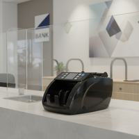Machine de comptage automatique ARS USD EUR CNY, comptage total, valeur mixte, fonction de tri, affichage TFT, compteur de billets