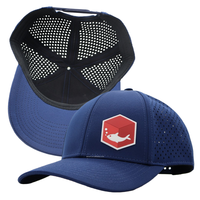 Gorra de Golf Perforada con Logotipo Personalizado, Gorra de Golf Transpirable Unisex de Alto Rendimiento, Venta al Por Mayor Directa de Fábrica