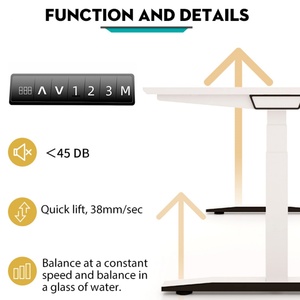 Modern and Simple <b>Computer</b> Standing <b>Desk</b> Electric Lifting Table Desktop Home <b>Desk</b> Intelligent Adjustable Standing <b>Desk</b> - Product Image 3