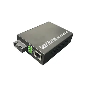 Convertitore multimediale RJ45 in fibra ottica di rame RJ45 di grado commerciale 1 1000M SC SFP 1 1000M RJ45