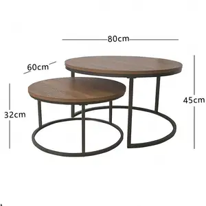 Suessen American Vintage Coffee Table Combination Nestable Coffee Table Modern Coffee Table For Living Room Furniture