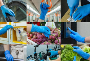 Guantes de Nitrilo para Laboratorio, Tallas S/M/L, 100 Unidades por Caja - Product Image 6