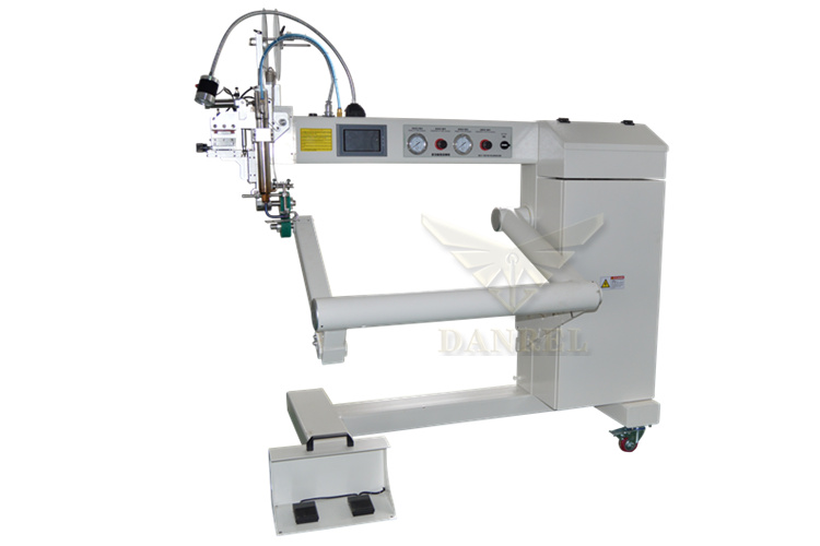High Speed Hot Wedge Poly Tarps Welder Hot Air PE Tarpaulin Tube Welding Machine