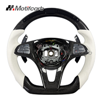 Volant intelligent personnalisé en fibre de carbone LED pour Mercedes-Benz W213 E300 E260 C300 C260 C Classe E CLA GLA GLC GLE W205 2015-2018