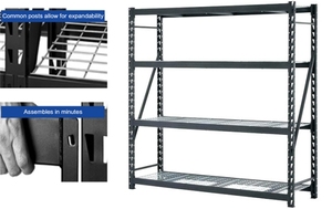 Étagère métallique à longue portée pour le stockage avec trous papillon – Équipement de transport et de stockage pour le secteur médical - Product Image 3
