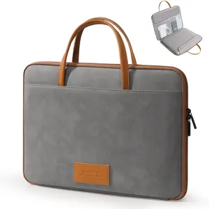 मैकबुक एयर प्रो एम1 लेनोवो एचपी डेल हुआवेई हैंडबैग ब्रीफकेस के लिए लैपटॉप बैग स्लीव केस 13.3 15.6 14 16 इंच शोल्डर नोटबुक बैग