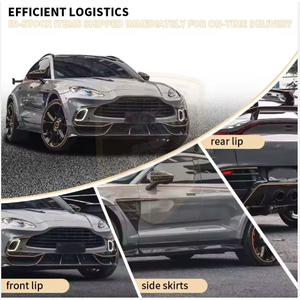 Kit carrosserie en fibre de carbone de style MSY pour <span class=keywords><strong>Aston</strong></span> <span class=keywords><strong>Martin</strong></span> DBX 2021-2024, pare-chocs avant et arrière, aileron, garde-boue, kit large carrosserie - Product Image 2
