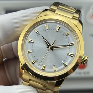 Nuevo Reloj de Diseño de Moda Dorado de 40 mm para Hombre, Reloj de Negocios de Lujo de Alta Calidad con Movimiento 9015, Reloj Mecánico de Zafiro - Product Image 5