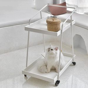 Chariot manuel, chariot à boissons pour hôtel/restaurant, chariot de livraison de nourriture mobile, chariot à thé multifonctionnel pour la maison, étagère de rangement simple - Product Image 4