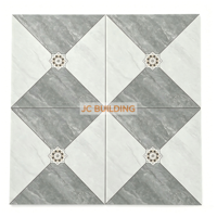 Carreaux de céramique rustiques modernes de 8 mm pour intérieur, revêtement de sol en parquet antidérapant, motif brique, design en briques réfractaires, antibactérien, pour intérieurs d'hôtels