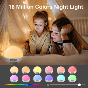 Nuevo Tuya Smart <span class=keywords><strong>Wifi</strong></span> Baby White Noise Machine Detección de sensor de llanto 34 Sonidos Control de aplicación y reloj despertador Luz nocturna - Product Image 6