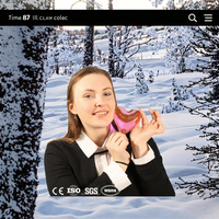 Paquet de chaleur magique instantanée réutilisable en forme de coeur de PVC Click-On Body & Hand Warmer Hot & Cold Gel Warming Gel Packs
