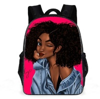 Sac à dos scolaire pour filles à imprimé africain, sac à dos pour enfants, sac à dos pour étudiants avec bretelles rembourrées