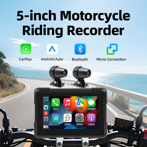 <span class=keywords><strong>Grabadora</strong></span> para Motocicleta HD con Grabación Delantera/Trasera, Detección de Presión de Neumáticos, Navegador, Pantalla de Proyección Carplay, <span class=keywords><strong>Grabadora</strong></span> de Conducción - Product Image 5