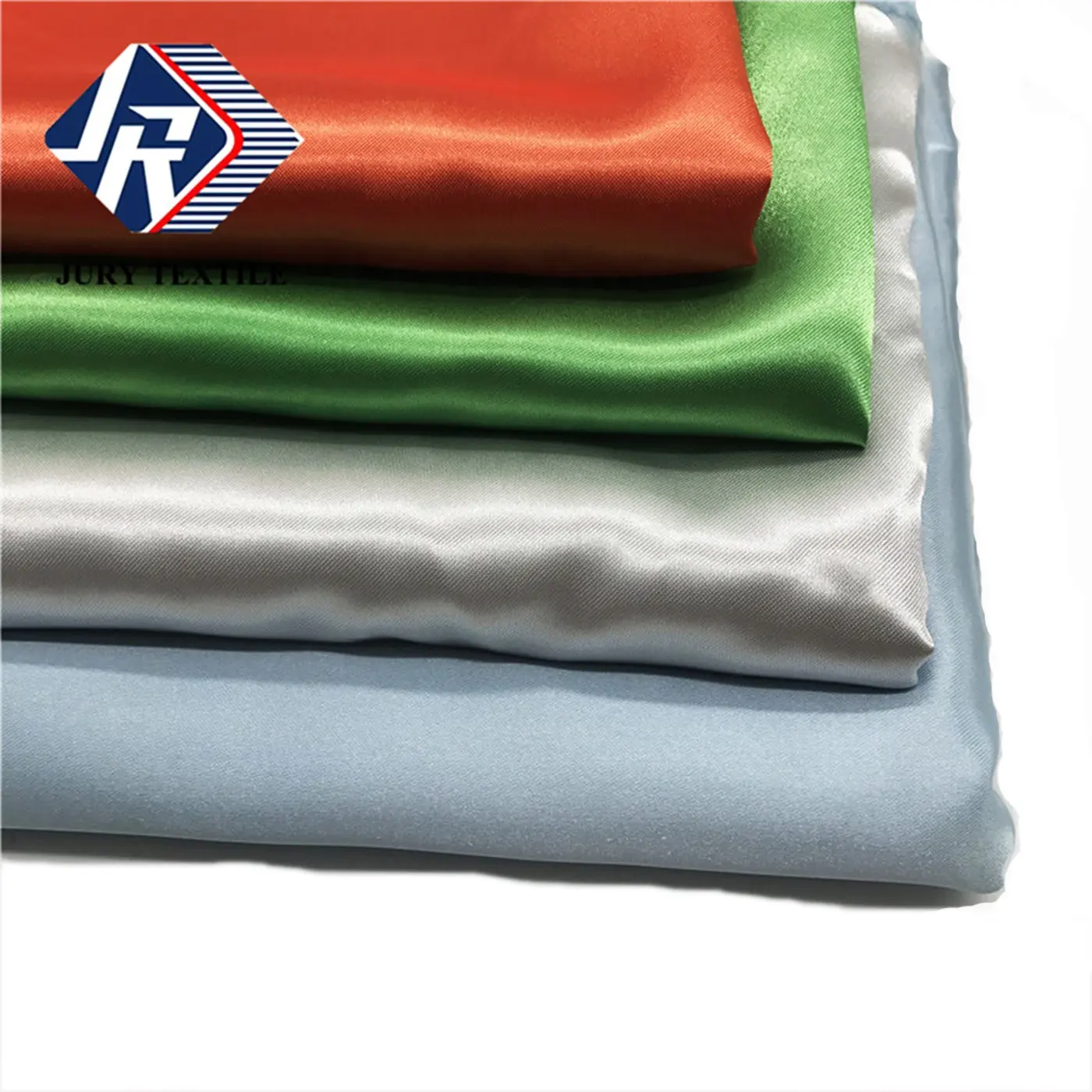 滑らかなタッチスカーフカーテン75d * 150d 100% ポリエステル平織りソフトサテン生地衣類用