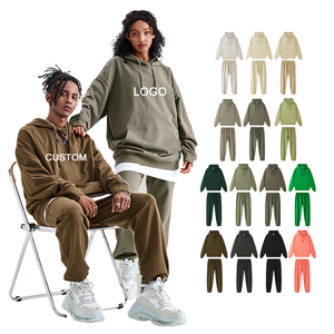 Custom Logo Hoodies Unisex High Quality Anti-shrink Heavyweight Oversized Drawstring Hoodie Terry Cotton Men's Hoodies - Product Image 1